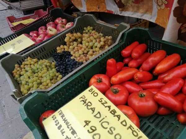 Római parti Piac - bio zöldségek